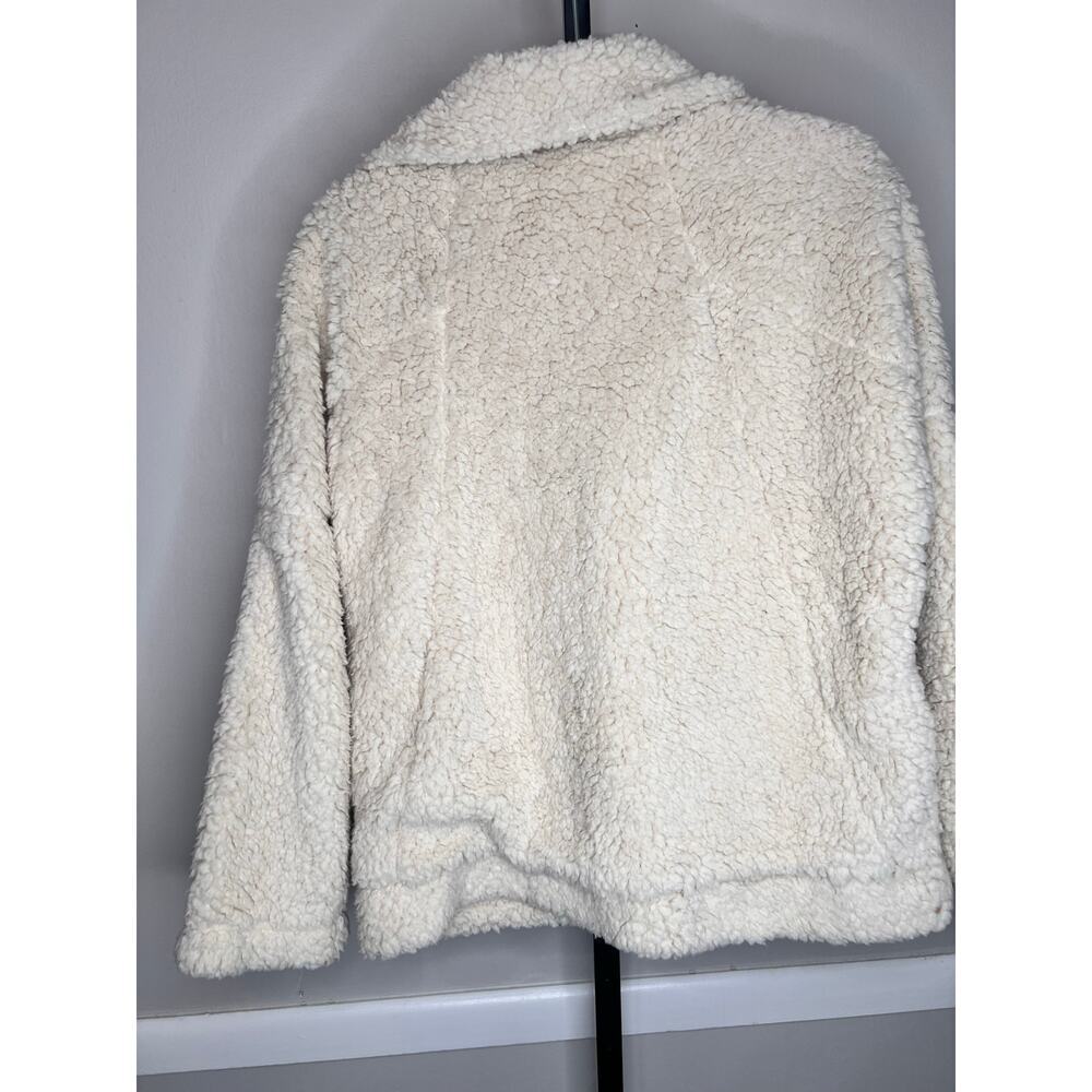 Saltwater Luxe Bexey Toggle Sherpa Jacket Jacket Natural Women's Size S NWT - Picture 4 of 7